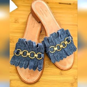 Kate Spade Denim Blue Slide Sandal size 9 shoes